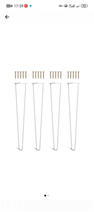 Picioare masă Hairpin 72 cm