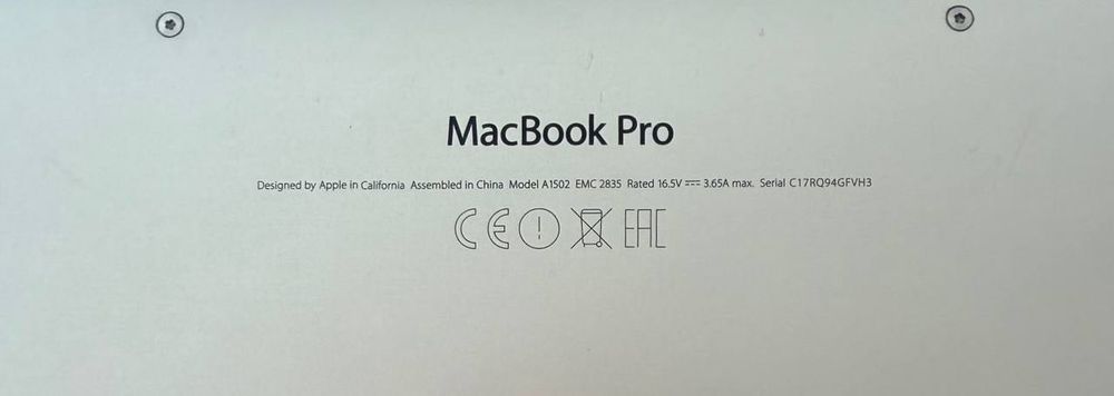 Продаю MacBook Pro Retina 13” Early 2015 состояния хорошее