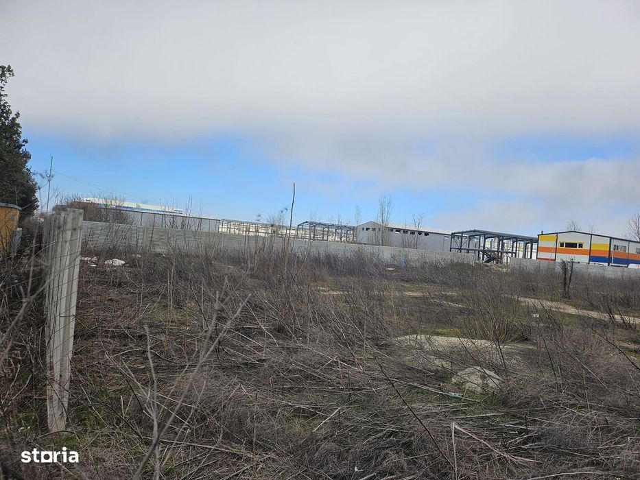 2500 mp teren industrial   stradal Popesti Leordeni
