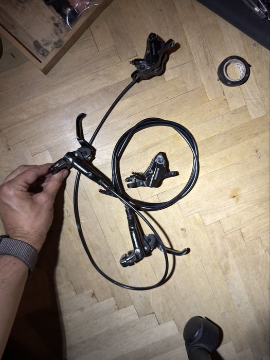 Тормоза Shimano MT520 гидравлика дисковые