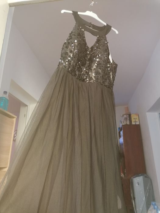 Rochie lunga cu paiete noua