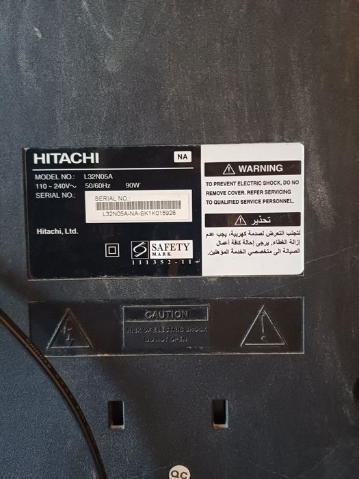Телевизор Hitachi на запчасти