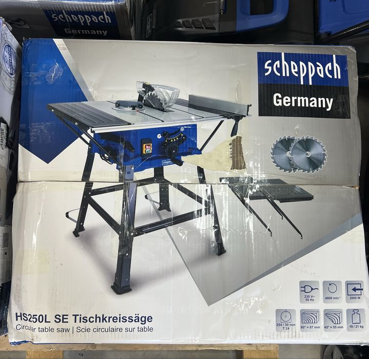 Стационарен циркуляр -Scheppach HS250L и Scheppach HS110