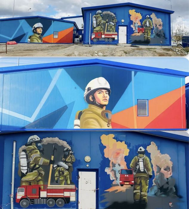Художник, Роспись стен, Мурал, Графити