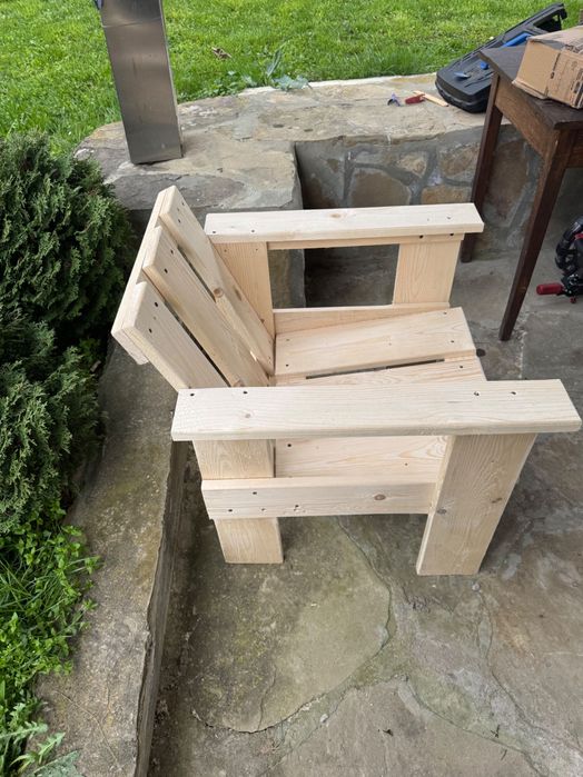 дървен стол Ръчна Изработка