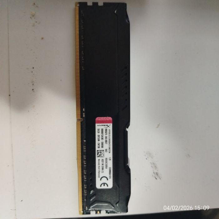 Ram ddr4 hyperx fury 4 gb