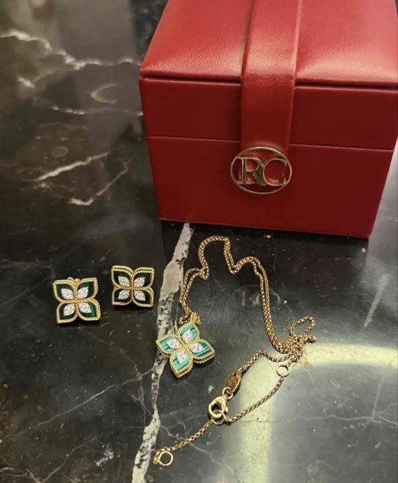 Серьги и подвеска Roberto Coin оригинал