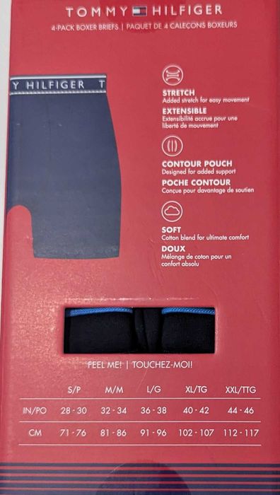 Tommy Hilfiger Cotton Stretch 4 Pack мъжки боксерки пакет от Сащ