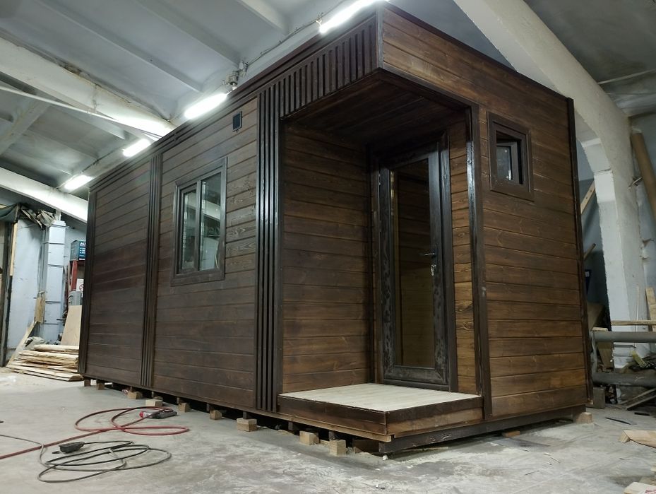 Изготовление каркасных бань.