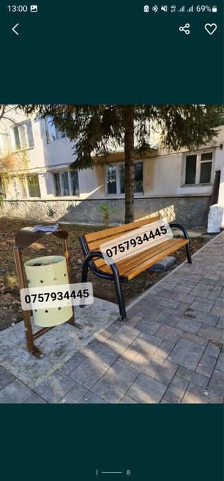 Bancute stradale mobiler parcuri