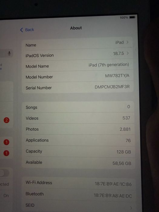 Ipad 7 th generation