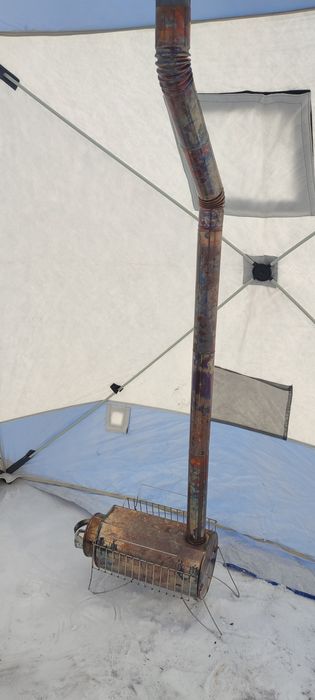 Печка в палатку.