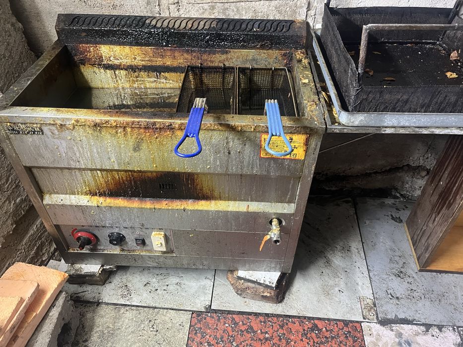 Фритюрница газовый большой 40л