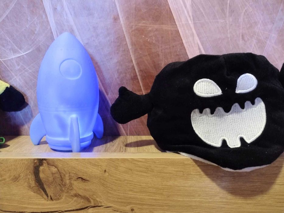 3D Нощна лампа Ракета