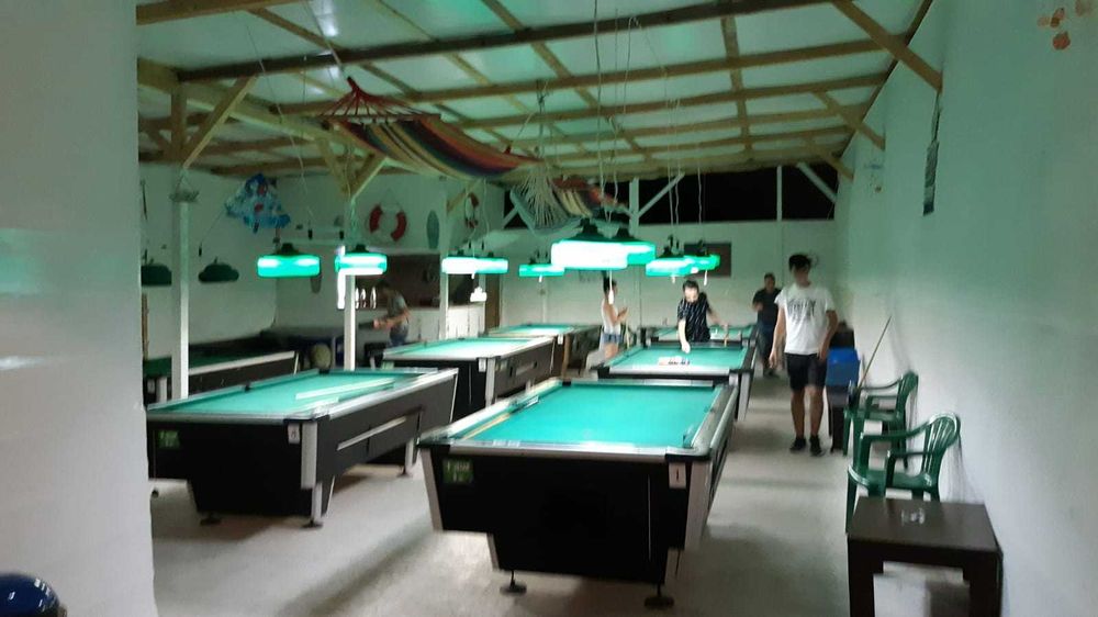 JOC Biliard SARDI ITALIA cu fise, placa ardezie pt copii si adulti