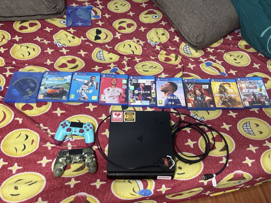 Ps 4 slim cu  jocurile din imagine plus gta5