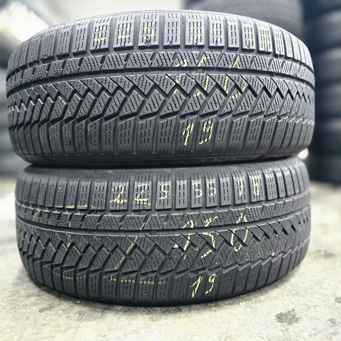 2x 225/55/18 M+S CONTINENTAL 2019 Stare excelentă
