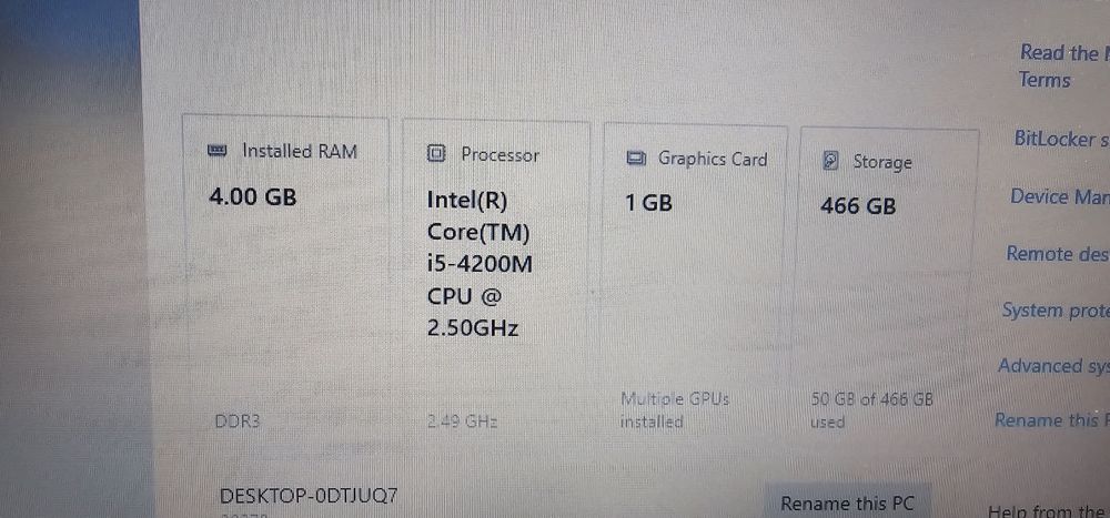 Laptop Lenovo, SSD 500 gb, Video GeForce GT 720M
