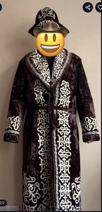 Мужской народный шапан (бархат)