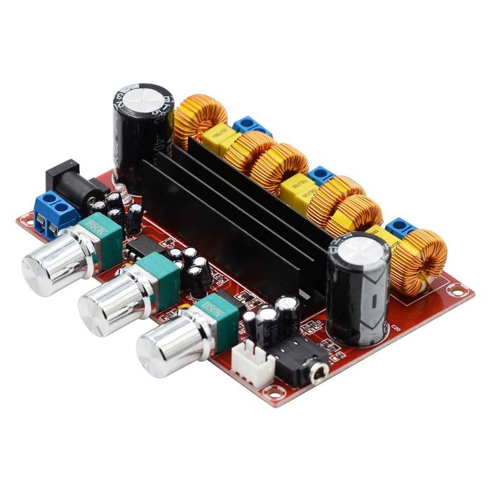 Amplificator audio 2.1, 2x 50 watt + 100 watt