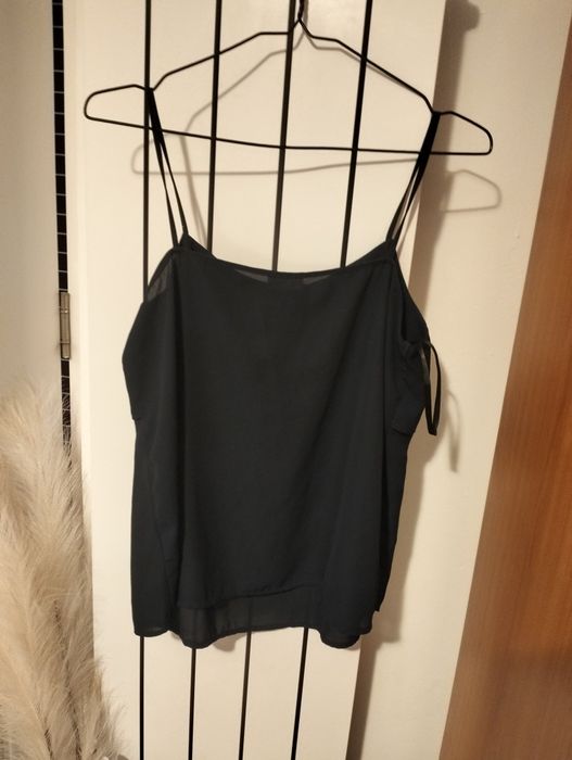 Bluza dama cu bretele din matase