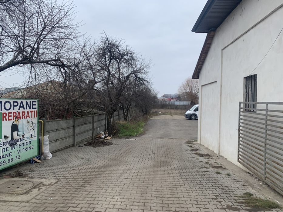 Spatiu comercial + teren Str Cuza Vodă 2076 mp