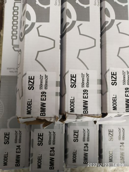 Дворники BMW  Е34, Е39 мерседес 211 М221 М140  Спринтер