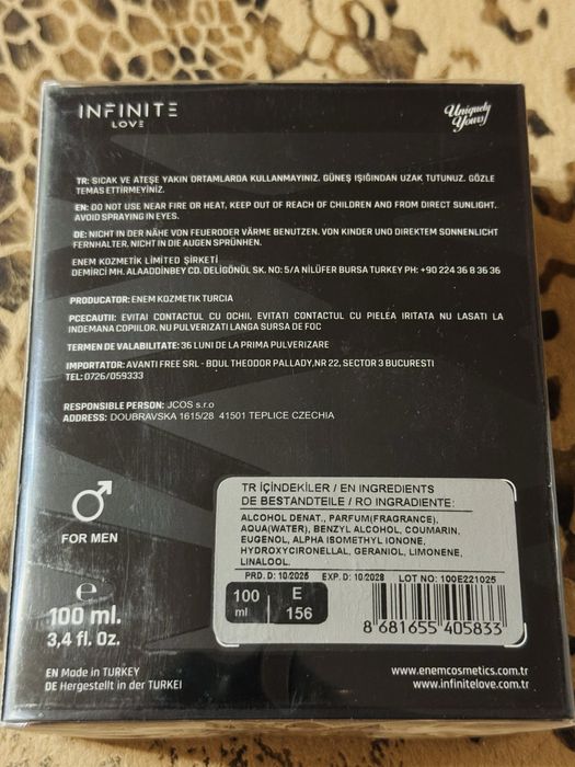 Продам духи Infinite love