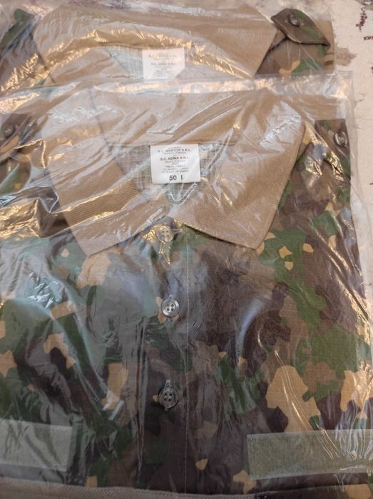 Tricou combat cu mânecă lungă cu guler tip cămașă