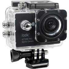 Itek Action Camera 1080P – Водоустойчива, С аксесоари и стойки