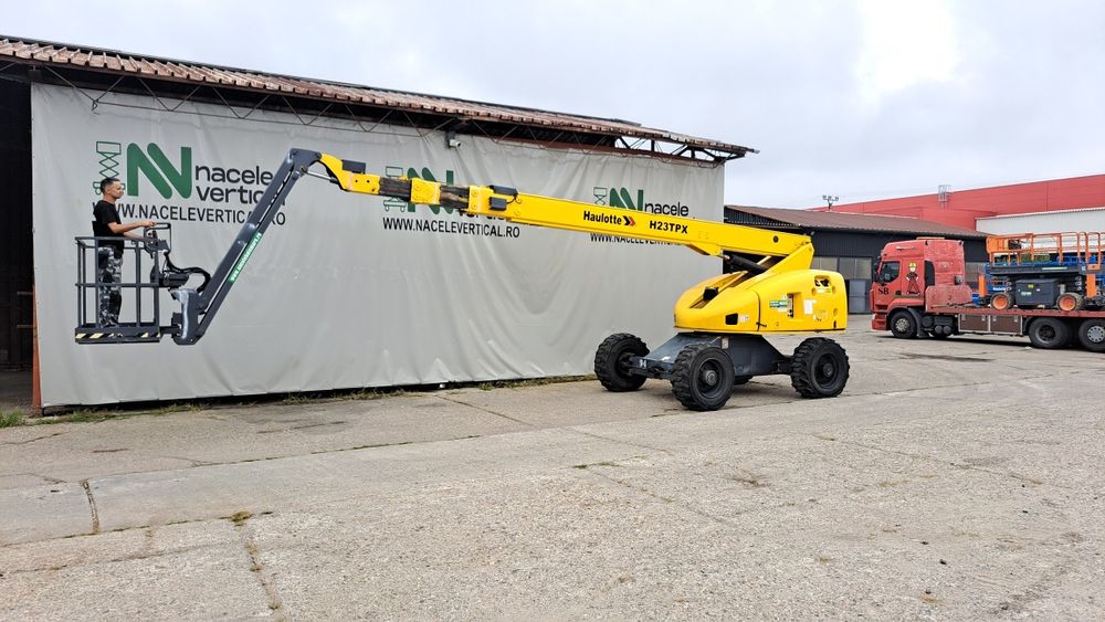 Societate vindem nacela 23m inaltime,diesel 4x4 Haulotte,Genie,Manitou