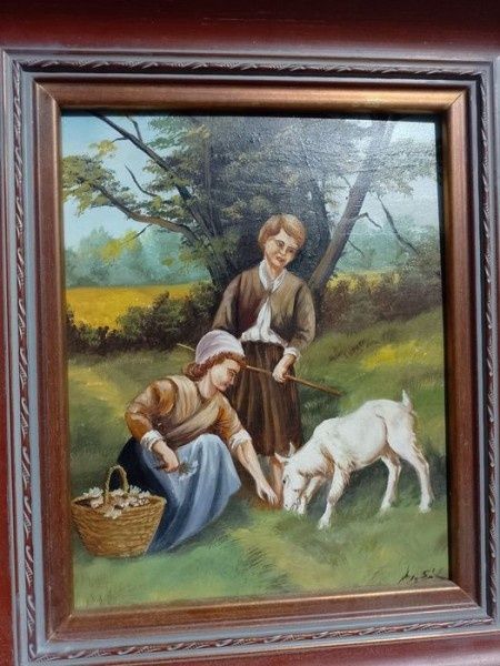 Tablou, pictura in ulei pe lemn