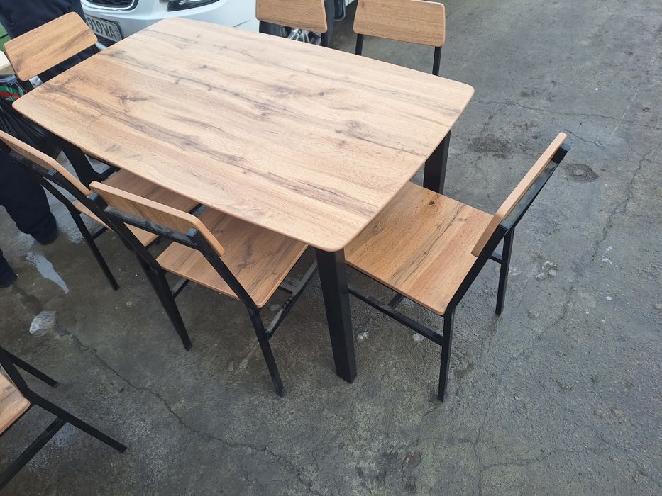 Yozgi stol stullar Mdf temir karkazdan