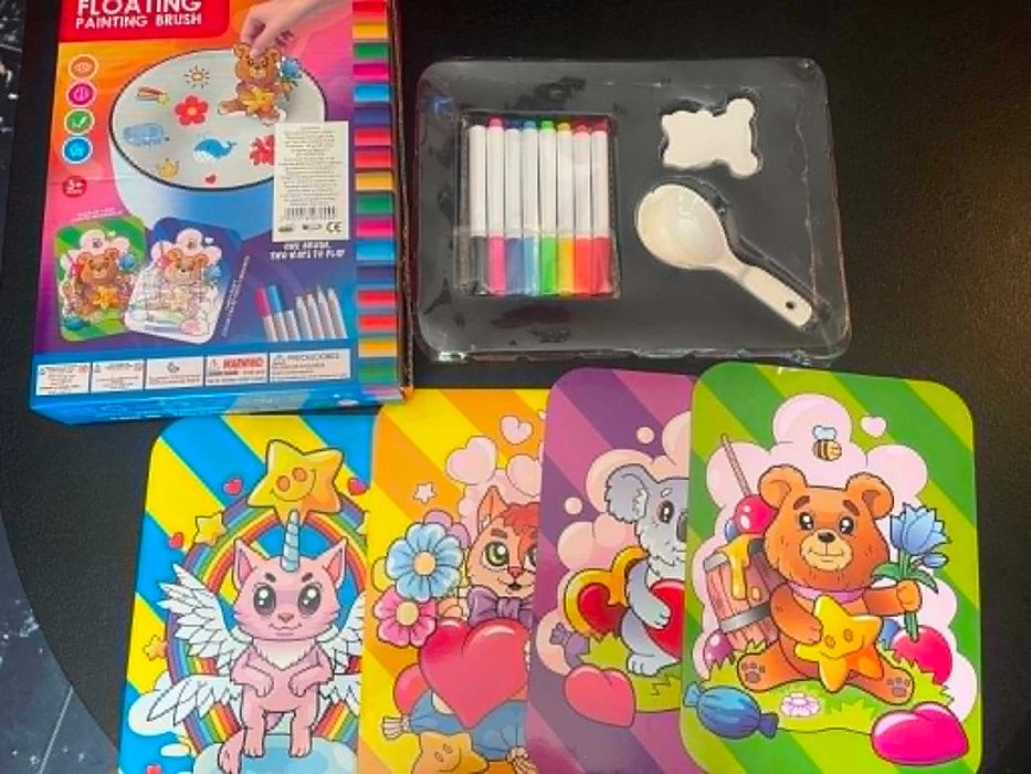 Нов пъзел кораб 500 части, игра за рисуване във вода и други игри