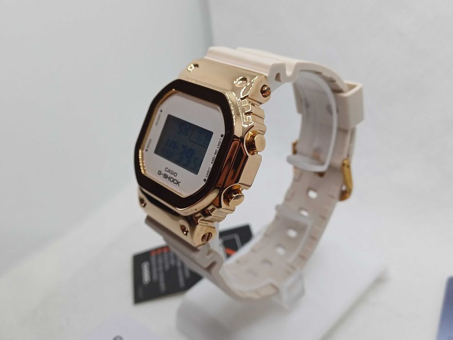 Ceas unisex Casio g shock gm 5600sg Metal Gold-Jely Nou,Garantie 2 ANI