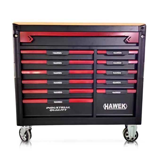 Шкаф/количка с инструменти 12 чекмеджета HAWEK