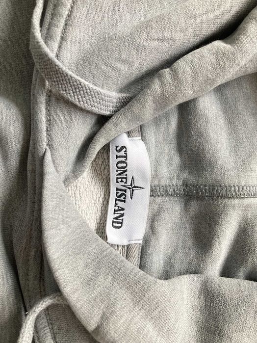 Оригинален Stone Island мъжки сив суитчър суичър размер XL