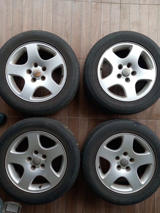 4buc x Jante aliaj 16" + cauciucuri vară 215/55 R16