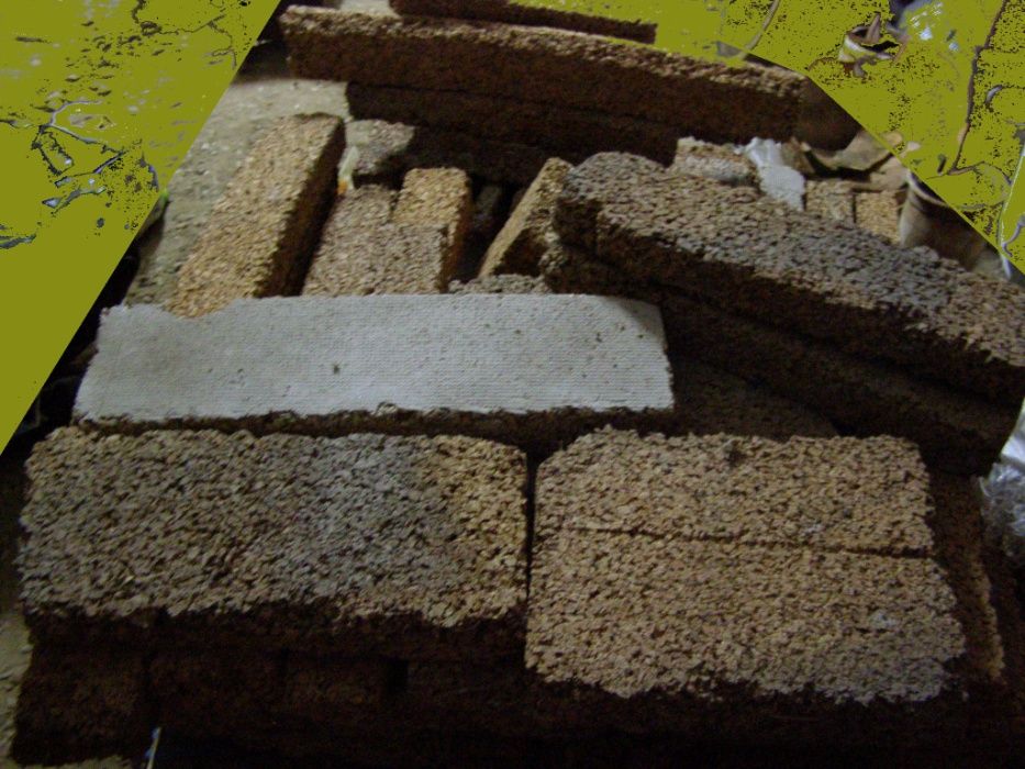 Pluta naturala aglomerata, bucati ramase, grosime 5 cm sau schimb