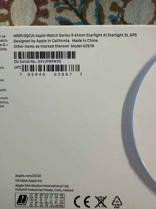 I watch series 9 41 mm GPS