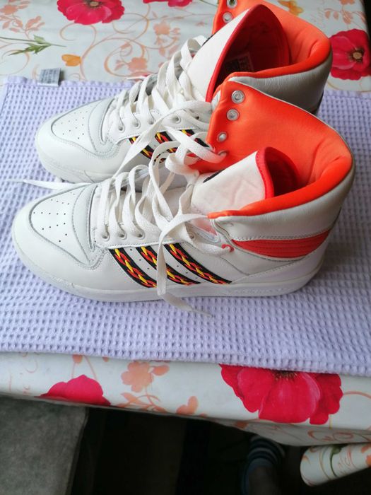 Зимни кожени кецове Адидас