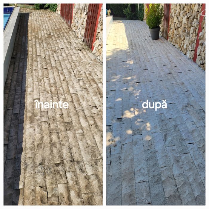 Spălare / curățare pavaje , fațade și panouri fotovoltaice