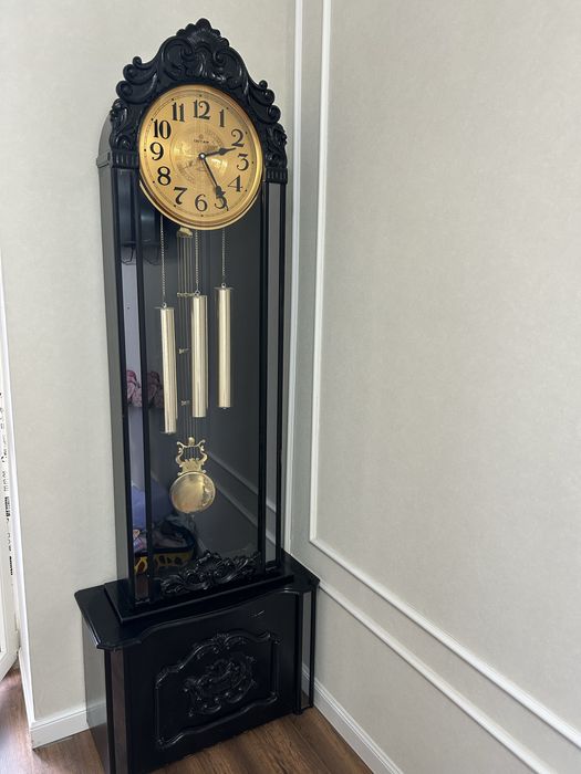 Часы деревяные тумба сьемная