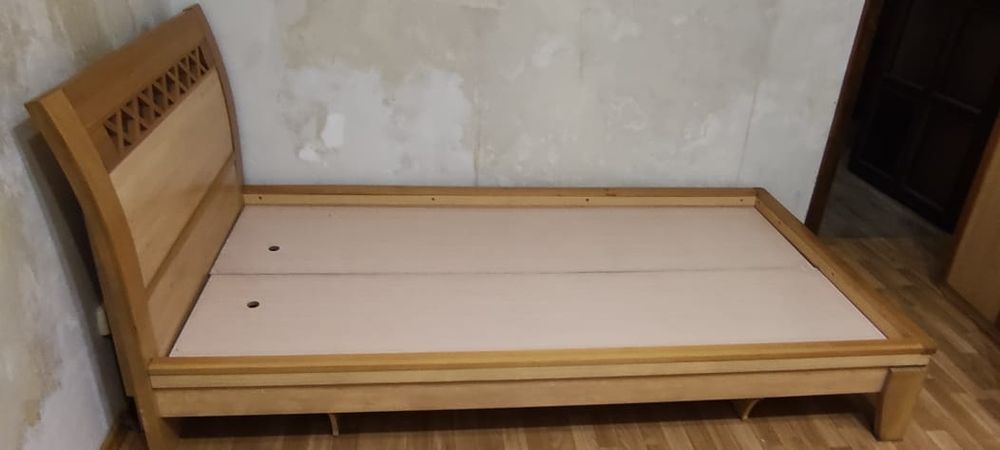 Кровать полуторка с матрасом 1000х2000