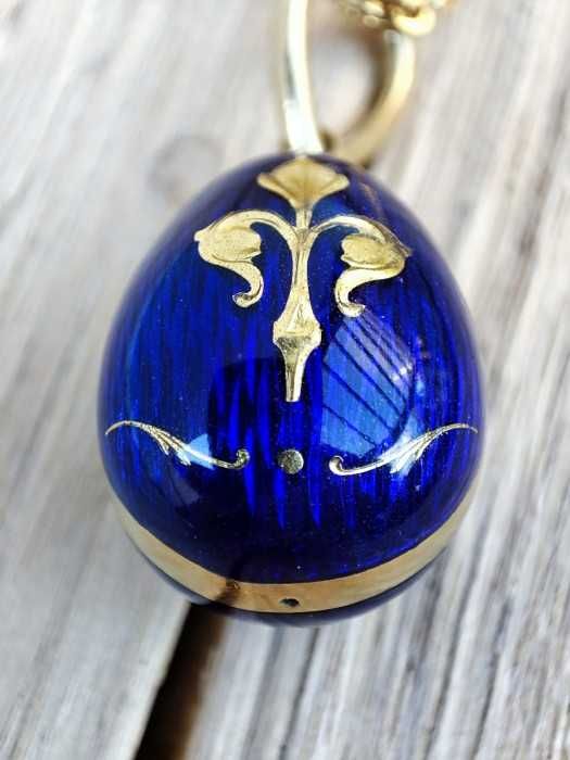 Faberge Pandantiv Aur 18K Oul Faberge Victor Mayer Lantisor Aur 18K