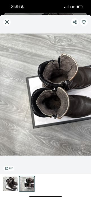 Осеняя обувь теплая