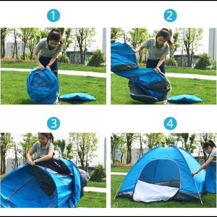 Саморазпъваща се палатка за къмпинг