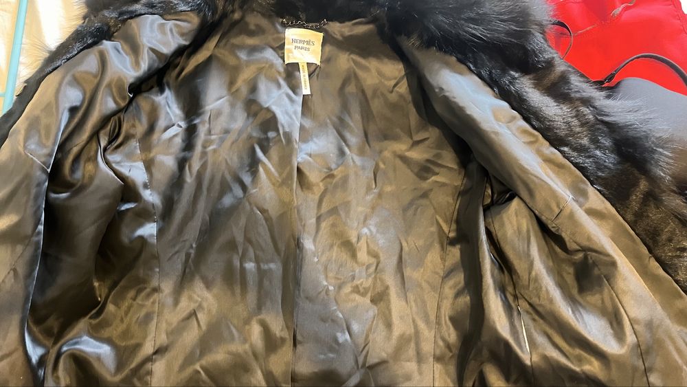 Hermes  палто яке косъм