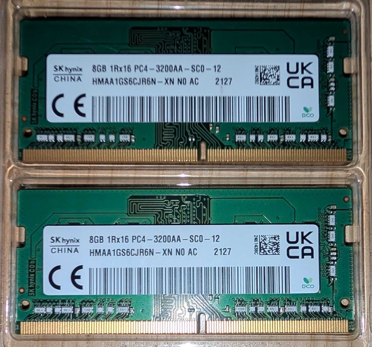 SODIMM 8Gb*2 DDR4 3200MHs