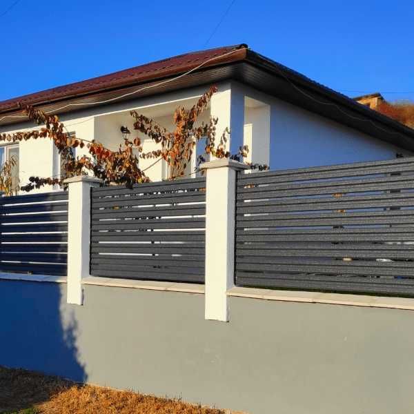 Garduri din panou stil jaluzele, din sipca metalica, tabla, plasa, BCA